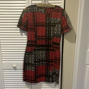 W11 8 by Walter Baker Plaid dress size M great condition barely worn